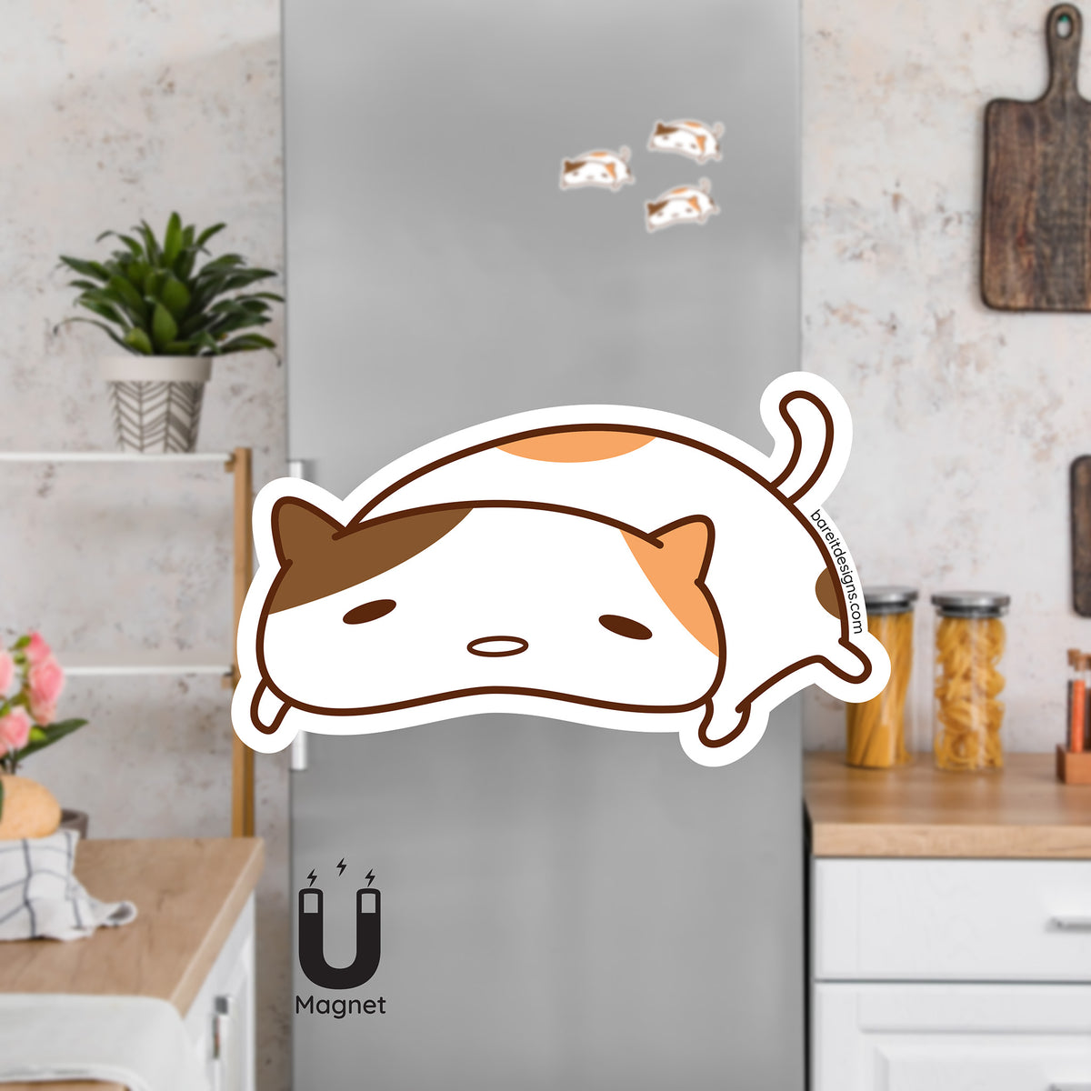 Lazy_Cat_Fridge_Magnet_New_Bad