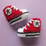 Baby Converse Sneakers - Crochet Booties