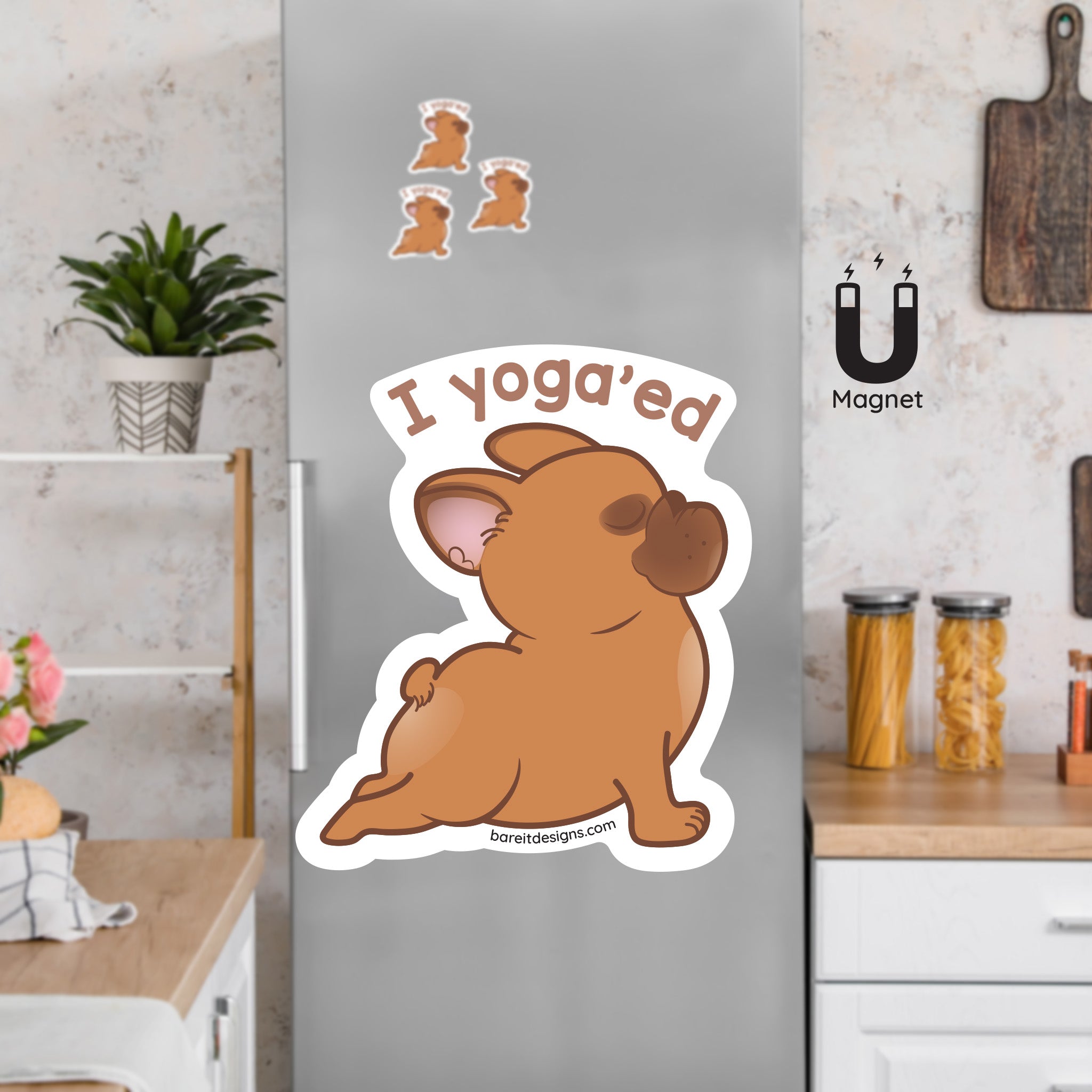 Society6 ケース Frenchie Yoga by Huebucket Frenchie Yoga Art Print by Huebucket | Society6